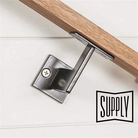 metal handrail bracket|4' one step handrail brackets.